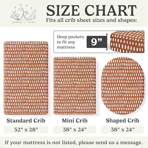 Image of Crib Sheets Neutral - Fitted Baby Crib Sheets Bed for Girl Boy - 2 Pack Standard & Toddler Mattress (Safari Adventure) - Buttery Soft Organic Cotton Blend