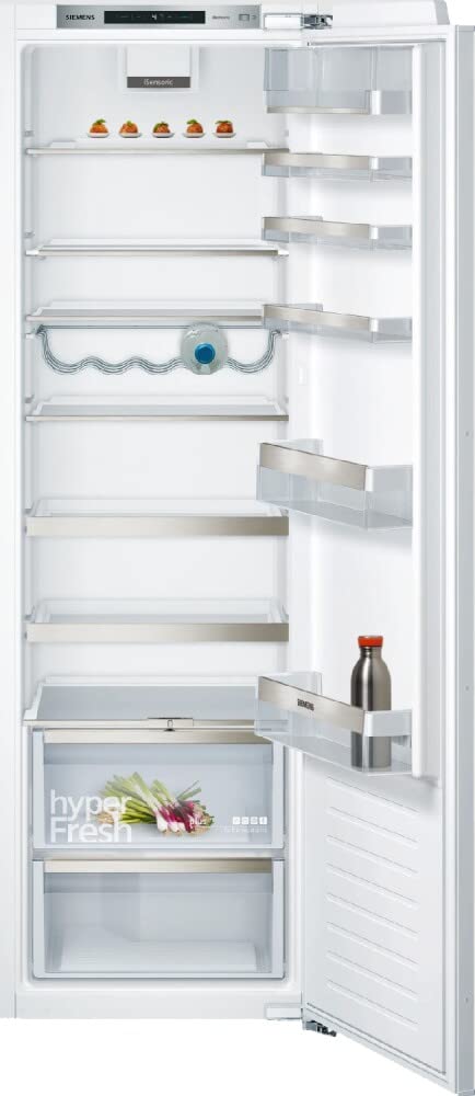 Siemens KI41RNSE0 iQ100 Einbau-Kühlschrank Schleppscharnier, 122.5 x 56 cm, 204 L Kühlen, LED Beleuchtung für gleichmäßige Ausleuchtung, freshBox für Obst-Gemüse