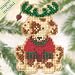 Reindog Beaded Counted Cross Stitch Ornament Kit Mill Hill 2009 Winter Holiday MH18-9303