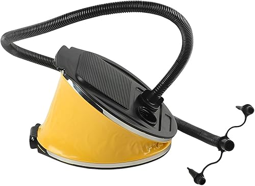 Bomba de aire de pie para inflables, bomba de pie de 3 l para inflables para juguetes de piscina, boyas de agua, pelotas - portátil y sin batería