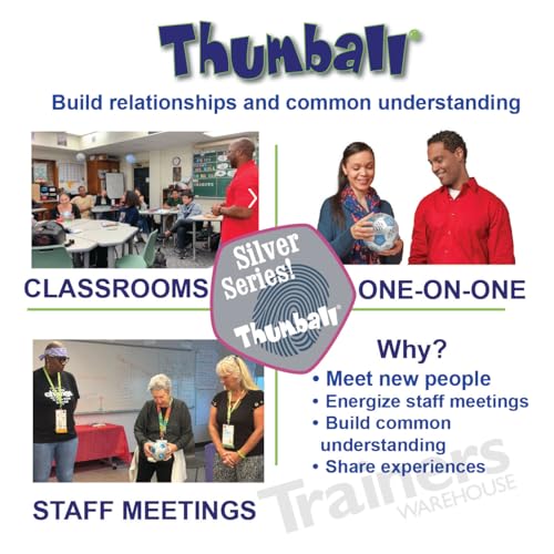 Image of Trainers Warehouse 6 inch Thumball Collection, 32 Prompts for Conversation, Team Building, Relationship and Training