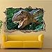 HUJL Adesivi Murali DINOSAUR T REX WALL STICKERS 3D ART MURAL POSTER OFFICE HOME DECOR