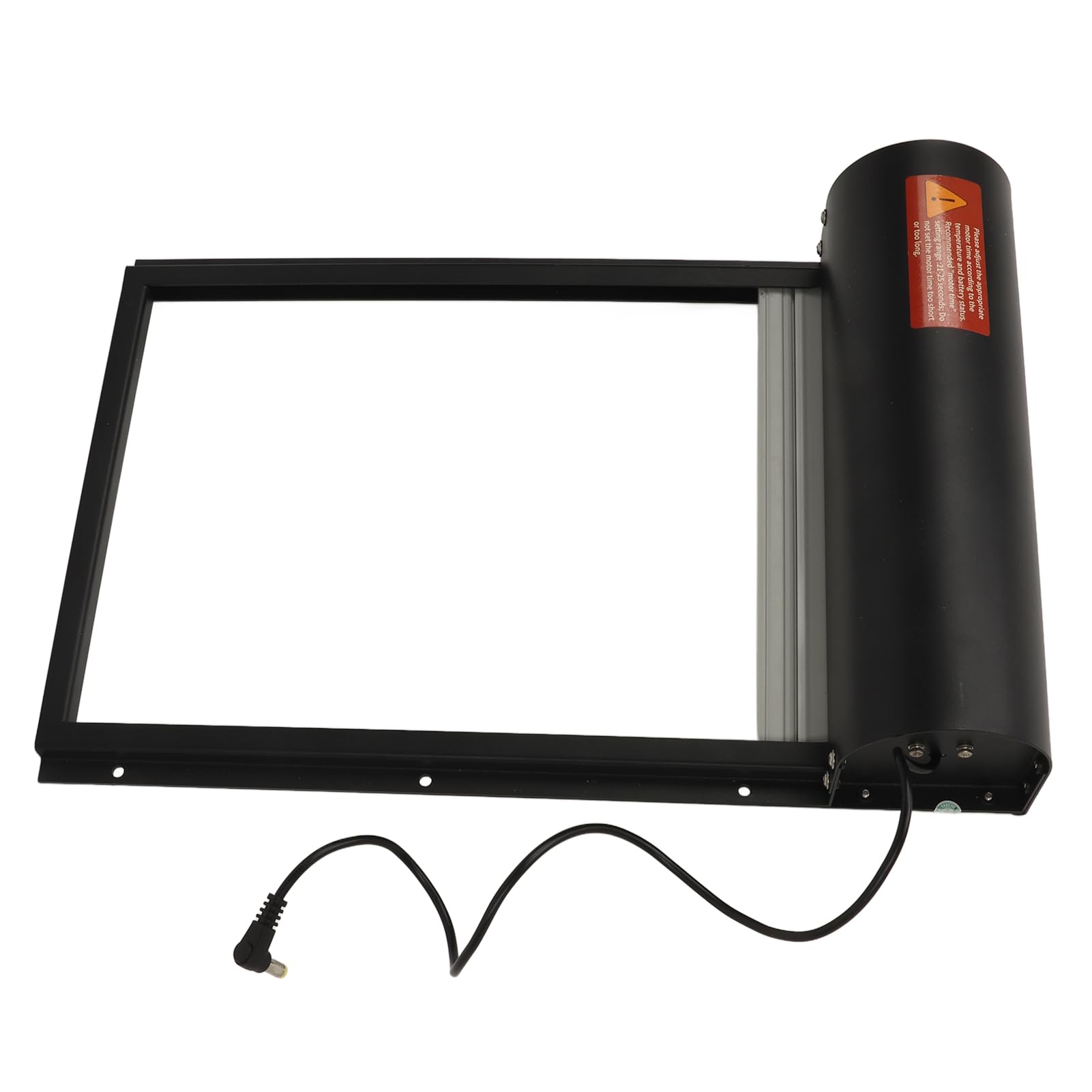 Apriporta Automatico per Pollaio, Porta per Tapparella Elettrica, Strumento di Apertura Manuale in Metallo per Oche, Anatre e Polli con Display a LED per Fattoria (Black)