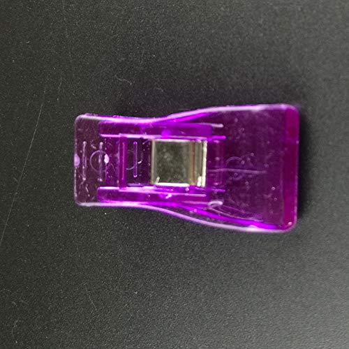 Homely 10Pcs 3.3 * 1.8Cm Plastic Wonder Clips Holder for DIY Patchwork Fabric Quilting Craft