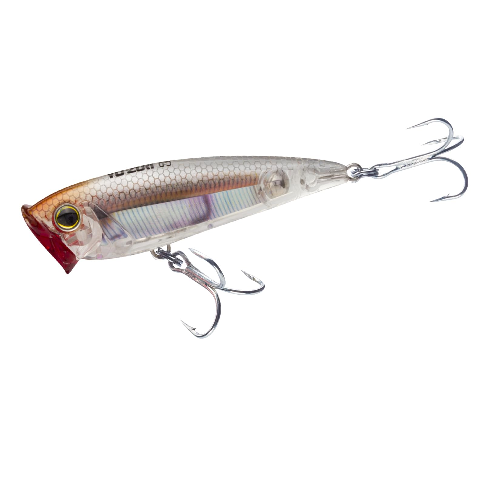 YO-ZURI Pop-up Lure 3D Inshore Popper (F) 70mm 8.5g R1210-RGLM - Real Grass Minnow : Sports & Outdoors