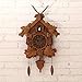 LZLXX Reloj de Cuco Reloj de Bosque Reloj de Abuelo Retro decoración de la Pared Reloj de Cuco de Viento de Moda Vintage, Reloj de Alarma, Reloj de decoración del hogar, Regalo de Fiesta
