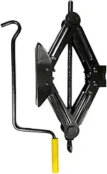 Macaco Sanfona Automotivo 1 Tonelada Mecânico, Compacto, Reforçado e Universal para Carros de Passeio com Manivela