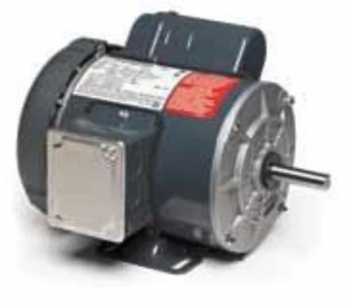 Marathon F134 56C Frame Totally Enclosed Fan Cooled 56C17F5914 General Purpose Motor, 1 hp, 1800 RPM, 115/208-230 VAC, 1 Phase, 1 Speed, Ball Bearing, C-Face, Capacitor Start