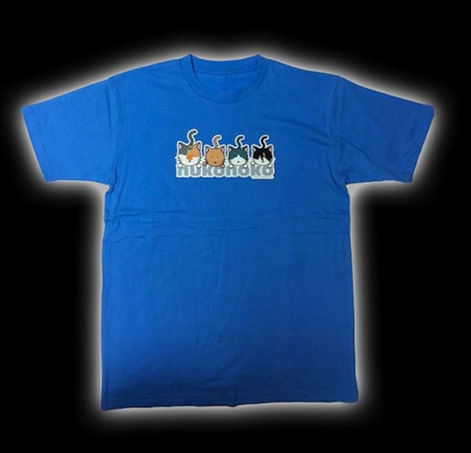 Amazon Co Jp ぬこのこ Tシャツ メンズ Mサイズ カラーバージョン サックス 水色 フロント プリント タイプ ファッション