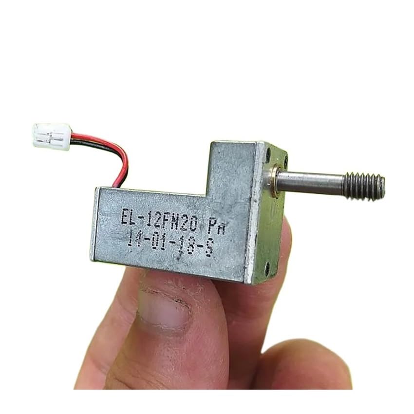 Motorreductor para maquetas y cerraduras electrónicas con sistema de tornillo pasante