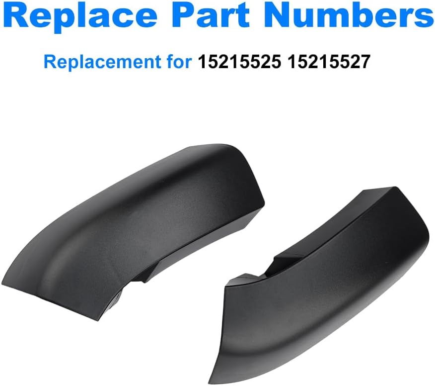Roof Molding Rear Exterior Left Driver & Passenger Right Side Compatible with Chevrolet Express GMC Savana 1500 2500 3500 2003-2013 Panel Applique Molding Replacement for 15215525 15215527