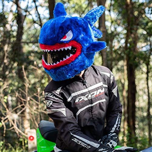 Moto Loot Helmet Cover for Motorcycle Helmet, Fun Rides and Gifts (Cover Only. Helmet Not Included) - Shark - Thumbnail 3