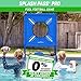 GoSports Splash Pass PRO Pool Football Game - Includes 4 Footballs, 4 Baseballs, and Ball Pump
