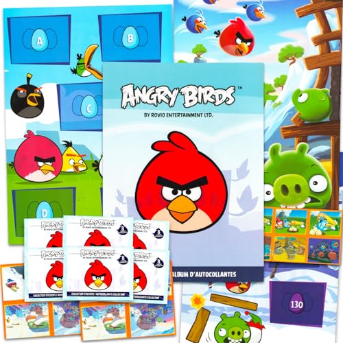 Angry Birds Sticker Activity Book for Kids - Bundle with Video Game Activity Book Including Sticker Pack & Games | Angry Birds Collectible Activities for Boys, Girls, Kids