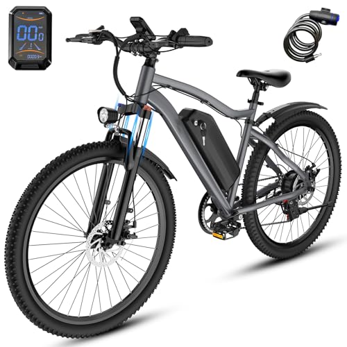 Electric Bike for Adults, 26" Commuter Ebikes with 5-Level Pedal
