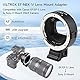 VILTROX EF-NEX IV Objektiv-Adapter CDAF/PDAF mit Blendensteuerung EXIF Übertragung Autofokusadapter für Canon EF/EF-S Objektiv auf Sony A9 A7RIII A7RII A7III A7II A6300 A6500 E-Mount Kameras