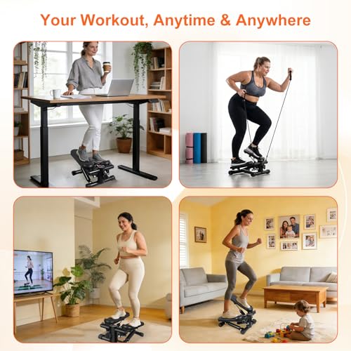 Stair Stepper avec Bandes de Résistance pour Brûler les Graisses - 7