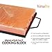 Himalite Himalayan Salt Block for Cooking – 12x8x1.5” Natural Rock Salt Plate with Stainless Steel Tray – Grill, Sear, Chill & Serve – Gourmet Gift for Chefs, Men & Women