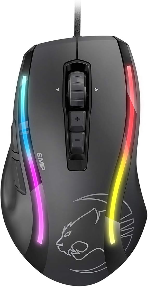 Roccat Kone Emp Scroll Rad Scroll Funktion Pc Maus Pc Mac Eingebauter Speicher 4 Wege Gaming Produkt Amazon De Computer Zubehor