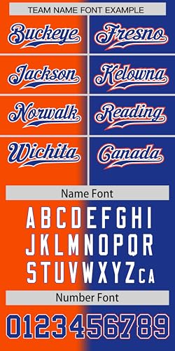 Camisa de beisebol personalizada gradiente personalizada costurada com seu nome número para homens m