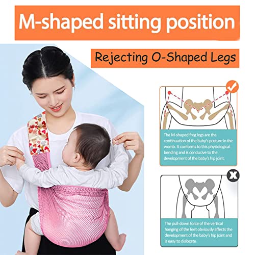 ADSQ Fascia Porta Bebe Rete, Baby Sling Carrier