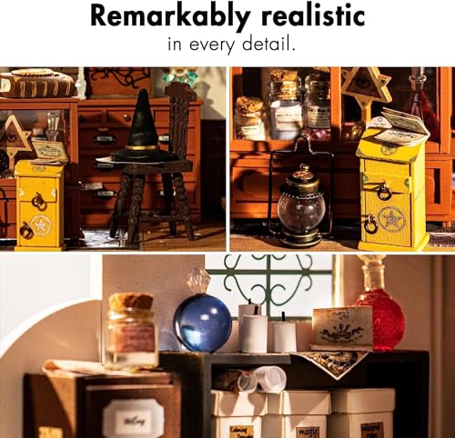 image for Rolife DIY Miniature House Kit Magic House, Tiny House Kit for Adult t