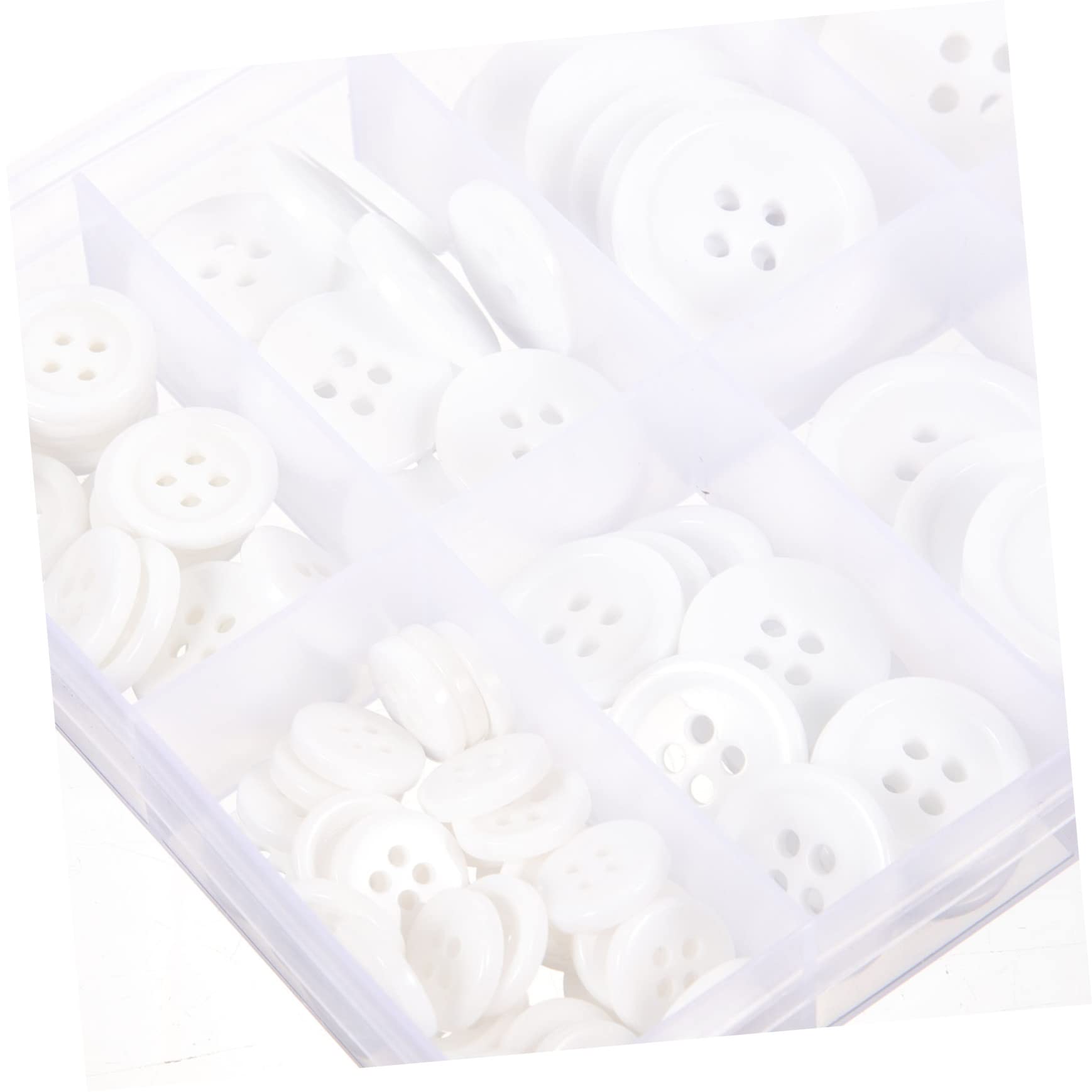 SEWACC 500piezas Botones De Costura Redondos Para Suéteres y Manualidades Botones Prácticos De