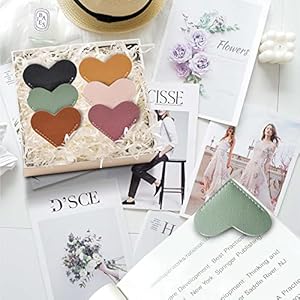Leatherheartbookmarkswinjeto6piecescutecornerpagebookmarksforteachersstudentsbookreadingloversforschoolofficehomesuppliesheart6pcs Urban Country Home Decor Leather heart bookmarks winjeto 6 pieces cute corner page book marks for teachers students book reading lovers for school office home supplies heart6pcs urban country home decor
