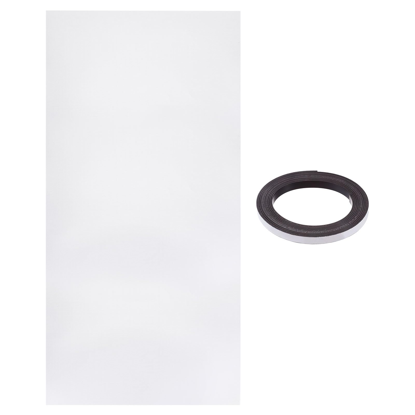 PATIKIL PC Fan Dust Mesh 1000mm x 300mm 0.8mm Hole, 1 Set PVC Computer Cooler Dust Filter PC Case Dust Cover Grills with Magnetic Strip for Computer Cooler Fan Case Dustproof, White