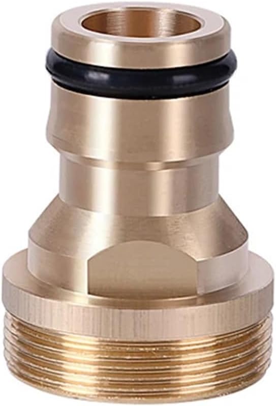 1/2" 3/4" 1" Thread Brass Quick Connector Garden Watering Adapter Drip Irrigation Copper Hose Quick Connector Fittings (Color : 04inch)