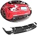 Produktbild CHENGQIAN Heckdiffusor Passend Für Mercedes Benz Cla Klasse W117 C117 Cla200 Cla250 Sport Cla45 Amg Limousine 2016-2018 Kohlefaser Cf Untere Stoßstange Lip Spoiler Body Kit