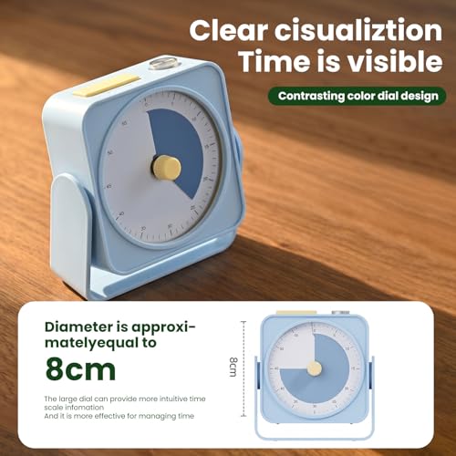 Image of EooCoo Visual Timer, 60-Minute Silent Countdown Productivity Timers
