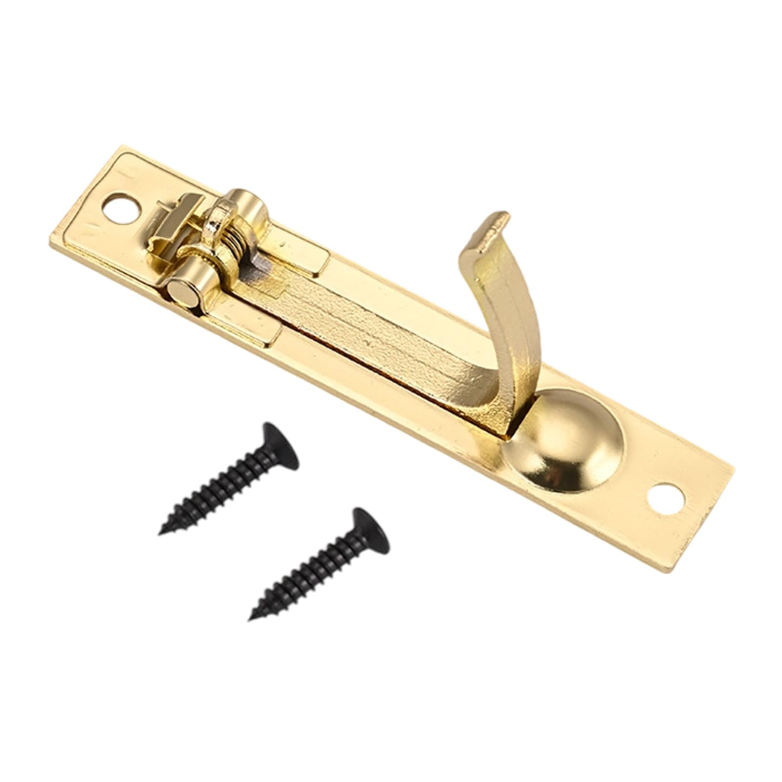 Buxuaaaa Gold Multipurpose Sliding Door Pull Handles Rustproof Door Knobs Furniture Hardware Handle For Sliding Barn Doors Double Hook Latches Pocket