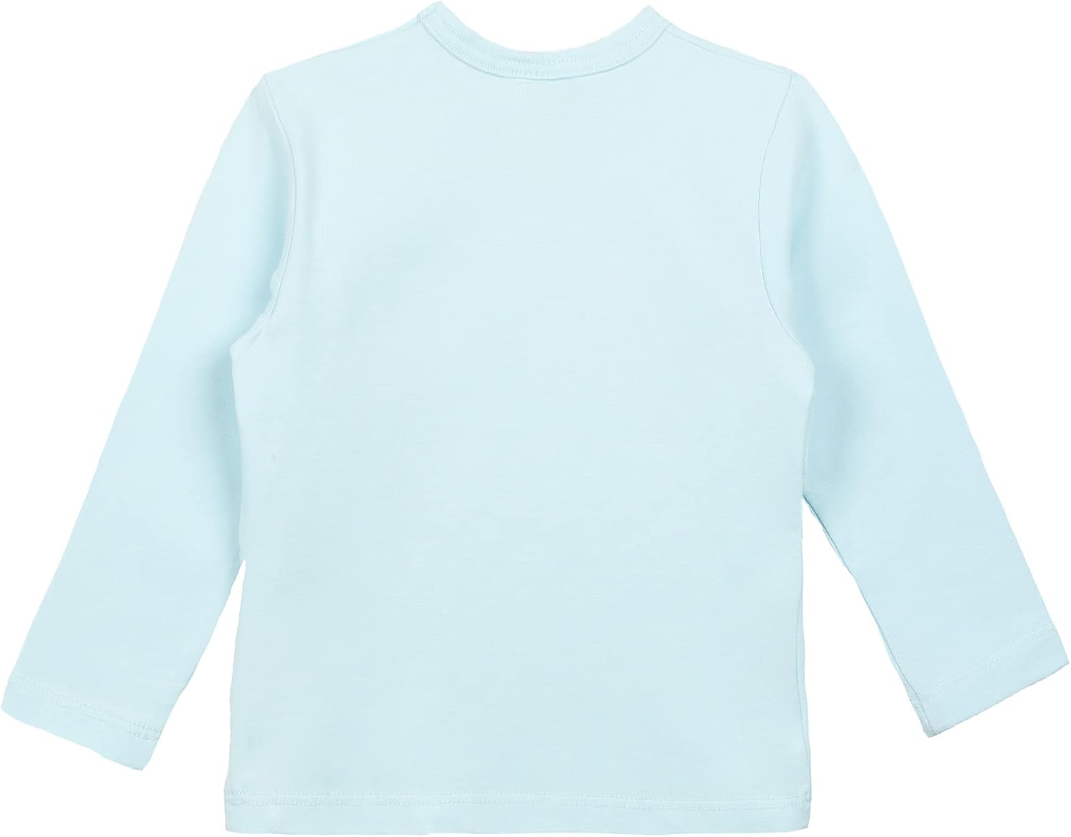 Lilax Girls' Basic Long Sleeve Round Neck Cotton T-Shirt
