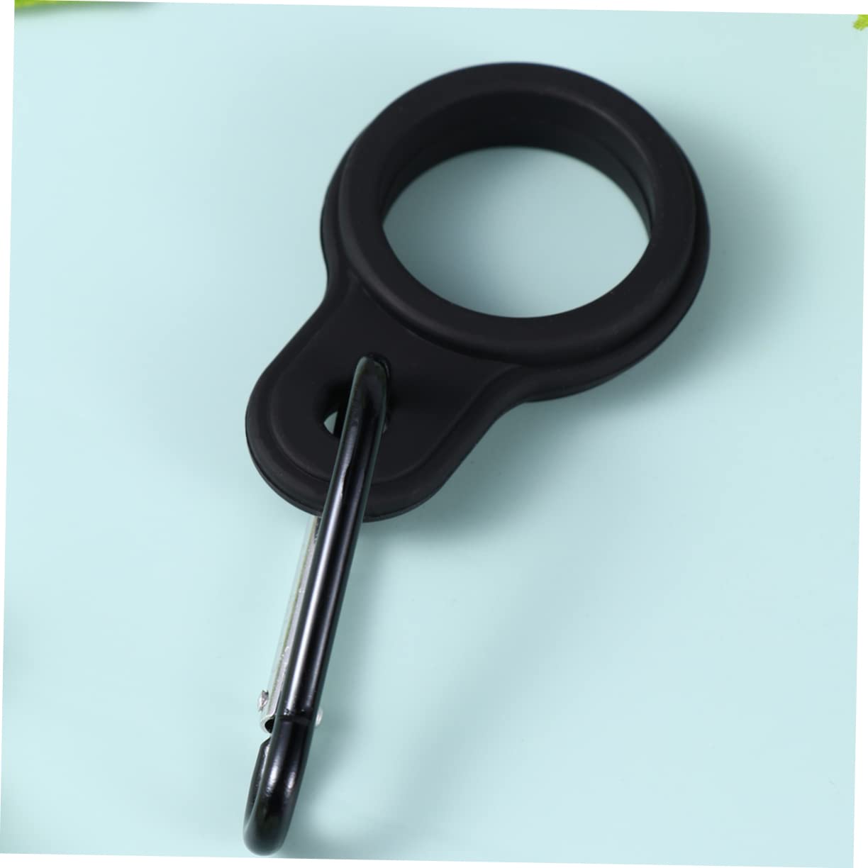 Sosoport Boucle De Crochet De Bouteille d'eau Clip De Support De Boucle De Crochet De Bouilloire Boucle De Bouilloire Noire Boucle De Bouilloire D'équipement d'alpinisme Black