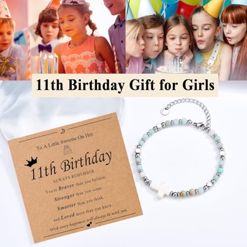 9th, 10th, 11th, 12th, 13th Birthday Gifts for Girls Cross Bracelets Teen Girls Jewelry for Daughter, Granddaughter, Niece3