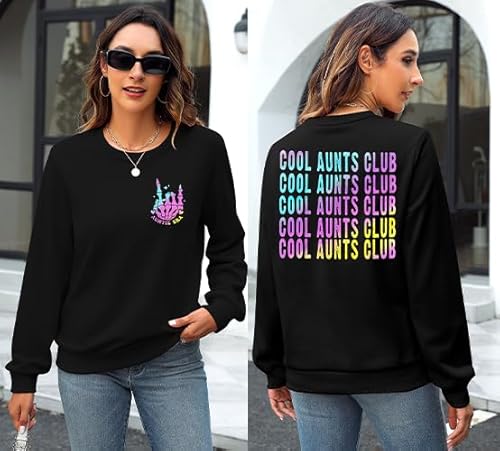 Myhalf Auntie Era Shirt Aunts Sweatshirt: Cool Aunts Club Shirt thumb #3