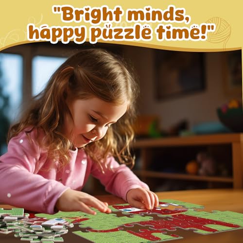 Simgoing 12 Piezas Rompecabezas Jigsaw para Principiantes, Cada Uno 40 Piezas | Temas Vintage Floral y Animal, Guía de Imagen Completa, Actividad de Alivio de Estrés, para Juego Familiar, 8 x 12 pulg miniatura 5