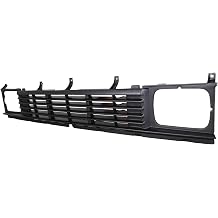 TYG Front Grille Fit for 1986-1987 Nissan Pickup Base/E/SE/XE Model, OE Style Replacement Non-Active Exterior Grille, Replaces 62310-01G01 NI1200104