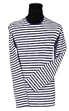 ringelpulli damen stricken  narrenkiste T2594-0402-4XL blau-weiß Damen-Herren Langarm Ringelpulli Matrosenshirt Gr.4XL
