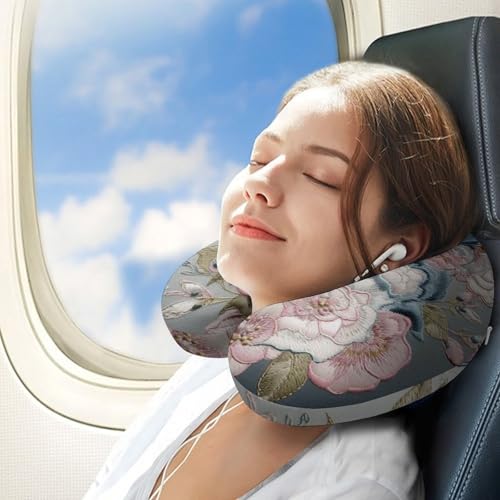 Almohada de viaje espuma viscoelástica tamaño único miniatura 3