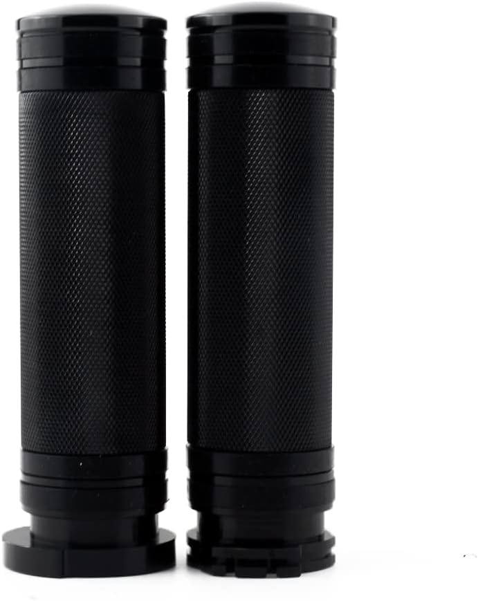 Black CNC Foot Pegs Knurled Cable 1" Hand Grips Gear Shifter Peg Complete kit for Sportster 883 Touring Dyna Softail Fatboy Breakout V-Rod VRSC