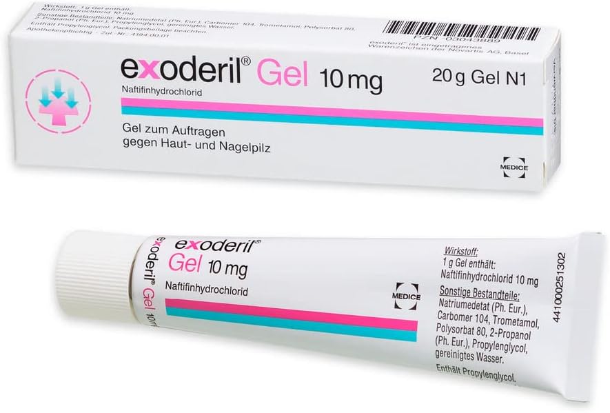 exoderil Gel 20 g die Rettung bei Fuß- & Nagelpilz - wirkt rasch ...