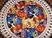 Halloween Lace Doily Cat Fairies and Pumpkins Table Topper Round Handmade Table Decoration Crochet 20 Inches Fall Centerpiece