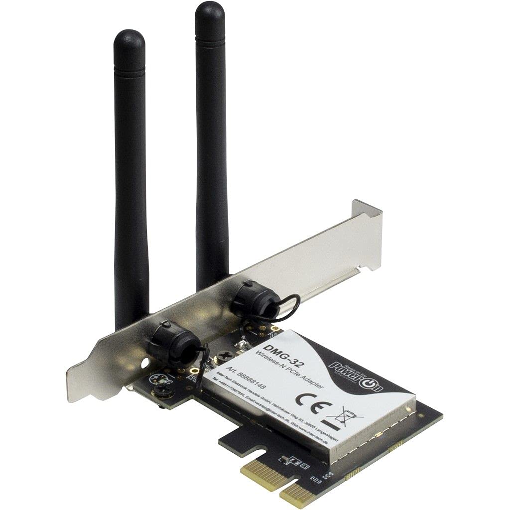 Adaptador WLAN Inter-Tech DMG-32 con conexión estable de 650 Mbit/s internos 5