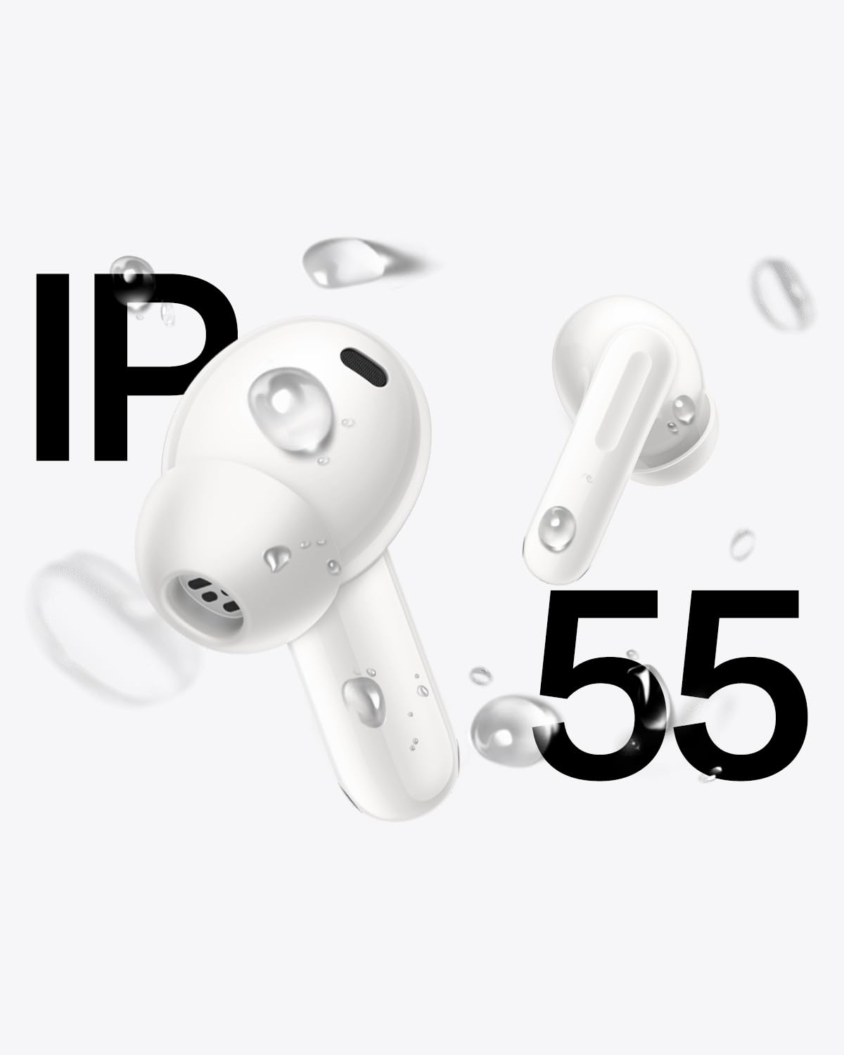 OPPO Enco X3s Cuffie True Wireless, Auricolari Bluetooth 5.4 con Suono Dynaudio, ANC Ibrido 55dB, Audio Hi-Res LHDC 5.0, 45 Ore di Autonomia, IP55, Doppi Driver Dinamici, Traduzione AI, Nebula Silver