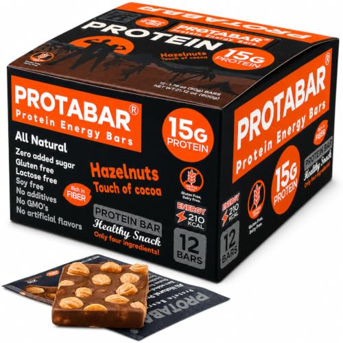 Barritas PROTABAR de proteína de clara de huevo, 12 unidades miniatura 1