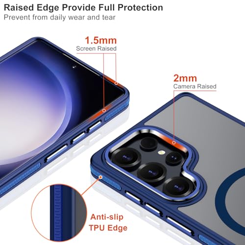 Image of MALEWOLF Magnetic Case for Samsung Galaxy S25 Ultra, Slim Matte Cover