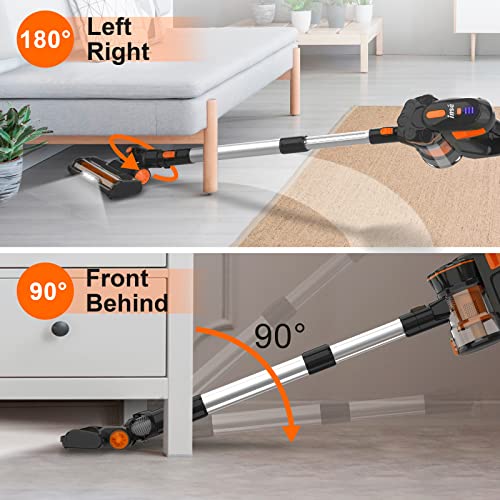 Inse Cordless Vacuum Cleaner, 6-In-1 Lightweight Cordless Vacuum, Powerful Stick Vacuum With 2200Mah Battery Up To 45Mins Runtime, Rechargeable Vacuum Cleaner For Hardwood Floors Pet Hair Home Car #TOP5
