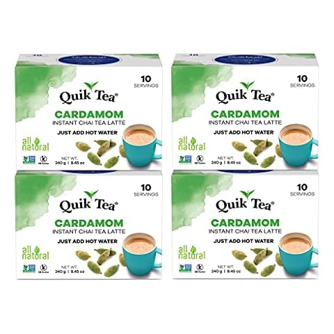 QuikTea Cardamom Chai Tea Latte - 40 Count Cover